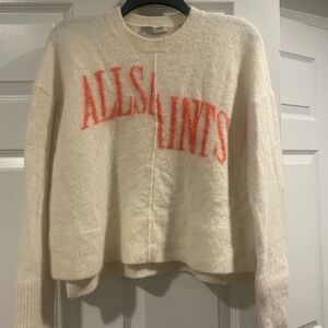 All Saints Women's Cream Sweater